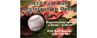 Fall Ball Registration Now Open!